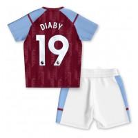 Dětský fotbalový dres Aston Villa Moussa Diaby #19 2023-24 Domácí Krátký Rukáv (+ trenýrky)